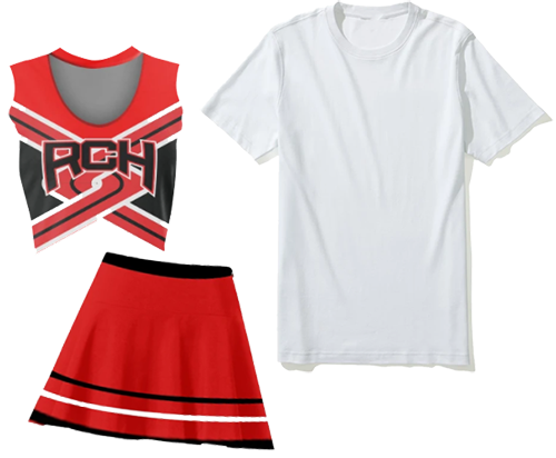 shirts, hoodies and more garments